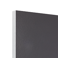 Фасадная панель ОМНИФАКТОР, темный графит, 900х600х35 мм, 0,54 м2, Кералайт